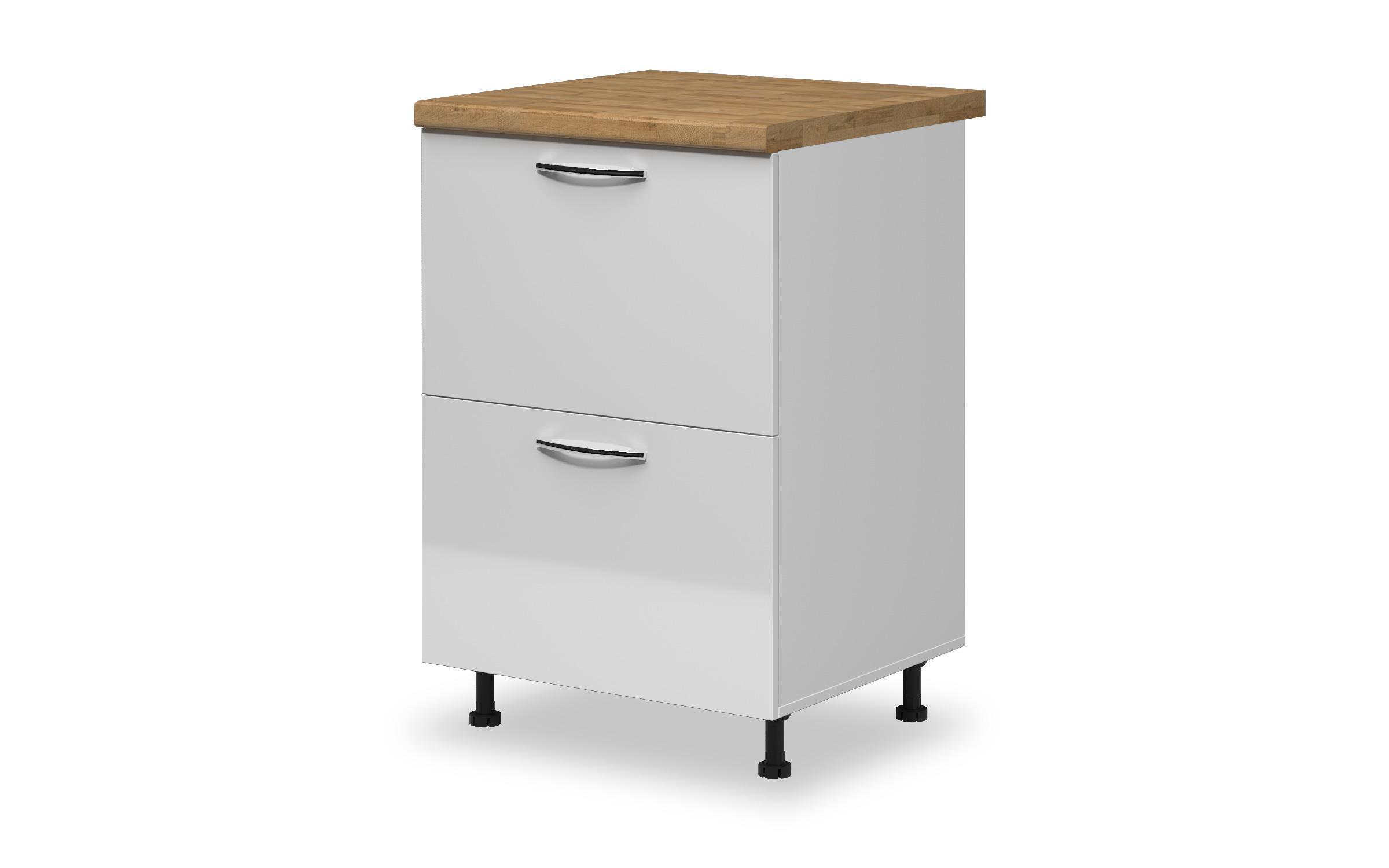 Kitchen cabinet Dakota 16, white gloss  1